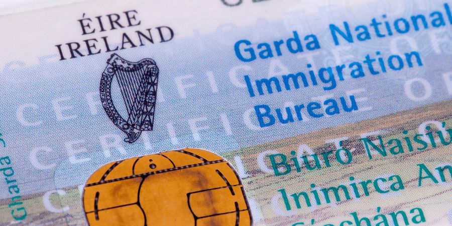 Tarjeta de residencia Irlandesa IRP GNIB
